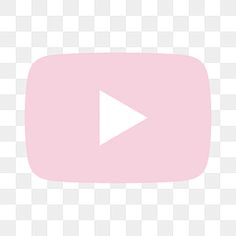 a pink play button with a white arrow on the bottom, in front of a checkered background