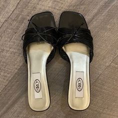 Vintage Sro Low Block Heel - Never Worn Size: 8m Color: Black Shoes From The 90s, Fashion Inspo Spring, Block Shoes, Vintage Heels, Shoes Vintage