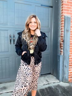 New looks with Shein are up on the blog! You can shop my cheetah print  skirt, Blondie tee, jacket, Golden Goose dupe sneakers & more + use  my promo code "AnnaQ415" for 15%  off! Life & Lattes | Shein Haul | Fashion Blogger Dresses Bar, Birthday Dress 21st, 21st Birthday Outfits, Bar Outfits, Dress Bar