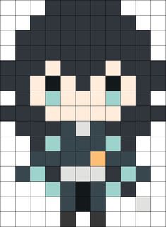 the face of a cat made out of squares and pixels, with different colors on it