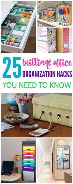 25 brilliant office organization hacks you need to know