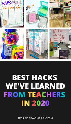 the top ten best hacks we've learned from teachers in 20 / 20