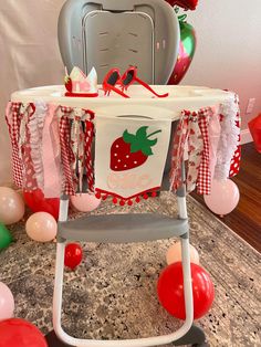 Strawberry birthday party Very Berry 1st Birthday, Strawberry First Birthday Highchair Banner, Strawberry Highchair Banner, Beery First Birthday Girl, Berry First Birthday Highchair Banner, 1st Birthday Girl Berry Theme, A Berry Sweet One Birthday, First Birthday Girl Berry Theme, Berry First Birthday Girl