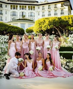 Pink Bridesmaid Dresses Mismatched, Bridesmaid Boutique, Light Pink Bridesmaids, Baby Pink Wedding, Light Pink Bridesmaid Dresses, Pastel Bridesmaid Dresses, Blush Pink Wedding Dress, Light Pink Wedding, Bridesmaids Dress Inspiration