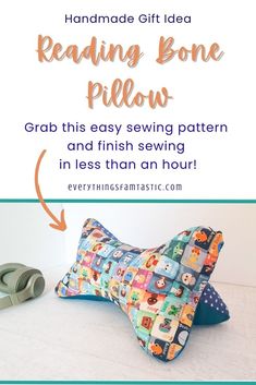 the sewing pattern for this pillow is easy to sew