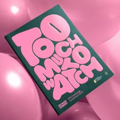 a pink book with the words too cool to be back on it's cover