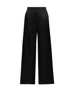 The Marais Silk Tuxedo Pants by Sleeping with Jacques have a versatile, chic style that can be worn for lounge, bed or going out. Made from soft silk satin, these longline pants sit perfectly on your waist, with an tailored waistband with back elastic, soft touch satin, silk-covered button zipper closure and side pockets. Pair with the corresponding Bon Vivant Robe. Shown with Murmur's Sculpt Sheer Bodysuit. Wide leg high-waisted pant 3 Front silk covered buttons and zip closure Elastic back wai Sleek Silk Wide-leg Pants, Sleek Wide-leg Silk Pants, Sleek Silk Wide Leg Pants, Sleek Silk High-waisted Wide Leg Pants, Sleek Silk Trousers, Sleek Silk Straight Pants, Black Silk Wide-leg Pants, Sleek Silk Straight Leg Pants, Evening Satin Straight Leg Bottoms