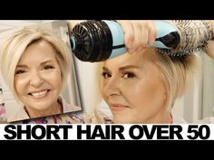 Styling Short Hair - Over 50 - YouTube Beauty Newsletter, Styling Short Hair, Grey Hair And Glasses, 2023 Hairstyles, Short Hairstyles Over 50, Eyebrow Beauty, Makeup Over 50