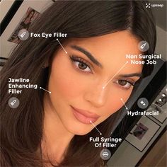 No gatekeeping here! Get Kendal Jenner's treatment plan on the Upkeep app! Download the Upkeep app now to start searching for vetted medical aesthetic treatments near you! Available on iOS & Google Play! Kendall Jenner Nose Job, Lip Filler Shapes, Natural Lip Fillers, Lip Filler Aesthetic, Botox Aesthetic, Facial Esthetics, Kendall Jenner Aesthetic, Botox Before And After