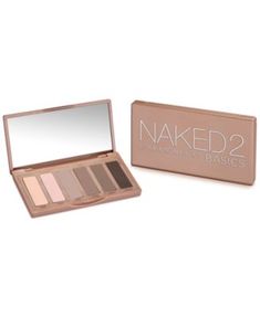 Urban Decay Naked2 Basics Eyeshadow Palette | macys.com Urban Decay Eyeshadow Primer, Waterproof Eyeliner Pencil, Shimmery Eyeshadow, Urban Decay Cosmetics, Neutral Eyeshadow Palette, Urban Decay Eyeshadow, Neutral Eyeshadow, Natural Eye Makeup, Makeup Reviews