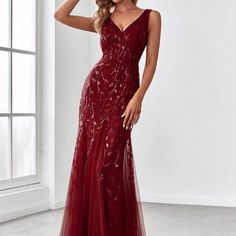 Embroidery Gown, Floor Length Maxi Dress, Mermaid Design, Ever Pretty, Affordable Dresses, Lace Bodycon, Women Formals