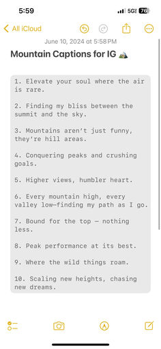 100 Mountain Captions for Instagram Travel Photos Outdoors Captions, Mountain Short Caption, Mountain Travel Aesthetic, Mountain Trekking, Mountain Captions Instagram Short, Pictures In The Mountains Ideas, Mountain Trip Captions, Mountain Story Ideas