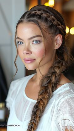 30 Braided Hairstyles to Dominate Your 2024 Look Trip Hairstyles, Evil Elf, Should I Cut My Hair, Classic Braids, Timeless Hair, Spring Hair Trends, Braided Top Knots, Medieval Hairstyles, Side Braids