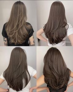 Haircuts For Long Hair Straight, Korean Long Hair, Straight Hair Cuts, Long Layered Haircuts