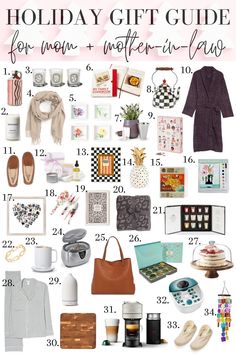 the holiday gift guide for women and men in la jolla, including gifts from mother - in - law