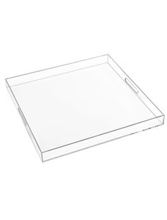 a white tray that is sitting on top of a table