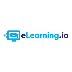 the logo for elearning io, an online learning platform that provides students to learn and