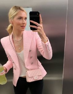 Madewell Outfits, Chiara Ferragni Style, Dynasty Outfits, Look Rose, Chanel Outfit, Stockholm Street Style, Fashionista Clothes, Milan Fashion Weeks, Trendy Fashion Outfits