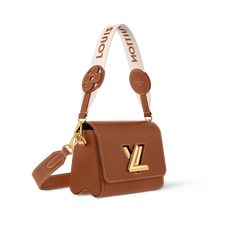 LOUIS VUITTON® - Twist Pm - Gold Tas Louis Vuitton, Bottega Bag, Lv Twist, Louise Vuitton, Sac Louis Vuitton, Louis Vuitton Sac, Sporty Chic Style, Louis Vuitton Gifts, Lv Fashion