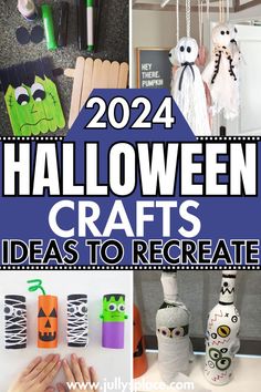 halloween crafts, halloween craft ideas, diy halloween crafts Kid Friendly Halloween Decorations, Crafts For All Ages, Dollar Tree Halloween Decor, Fun Party Favors, Fall Crafts For Adults