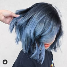 Barber Fashion, Long Hair Designs, Medium Long Hair, Peinados Fáciles Para Cabello Corto, Hair Color Blue, Hair Makeover, Hair Dye Colors, Dye My Hair, Cool Hair