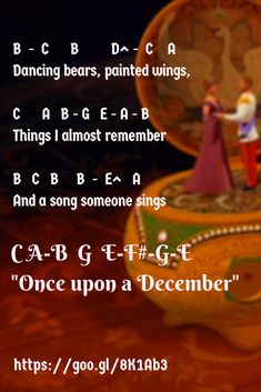 an image of a musical box with the words once upon a december