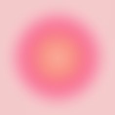 a pink and white circular background