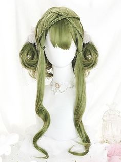 Kawaii Wigs, Air Bangs, Bangs Long, Classic Lolita, Cosplay Hair, Kawaii Hairstyles, Anime Hair, Medium Hair Cuts