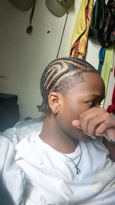 #boybraids #blackmen #hairstylesformen #stitchbraids Cornrows Ideas Men, Taper Fade Braids Men, Crownrows Braids, Men Prom Hairstyles, Boy Braid Hairstyles, 6 Cornrow Braids Men