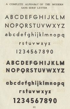 an old fashioned type of font and numbers