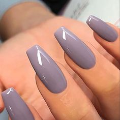 28 Nails Included, Adhesive Tabs, Pink Gel Glue, Manicure Stick And Mini File Included, New And Unused Gray Nail Polish, Mauve Nails, September Nails, Subtle Nails, Acrylic Nails Coffin Short, Acrylic Nails Coffin, Classy Nails