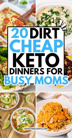 Quick Easy Keto Meals on a Budget! Low Carb Cheap Dinners. Cheap Healthy Dinners, Keto Dinner Ideas, Quick Dinner Recipes Healthy, Cheap Keto, Meals On A Budget, Cheap Family Meals, Best Keto Meals, Easy Cheap Dinners, Keto Dinner Recipes