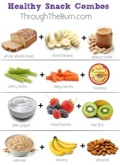 healthy snack combos that are great for kids and adults to use in the kitchen