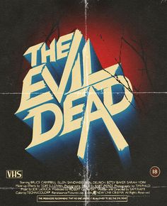 an advertisement for the evil dead