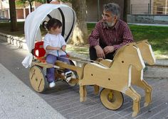 Wooden Rocking Horse Plans, Rocking Horse Plans, Bike Wagon, Wooden Toys Design, Wood Toys Plans, Rustic Woodworking, Wooden Rocking Horse, Handmade Wooden Toys, Wooden Horse