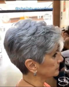 Short Grey Hair Over 70, Over 70 Hairstyles Older Women, Wedge Haircut, Short Hair Back, Short Spiked Hair, Short Silver Hair, Short Spiky Hairstyles, Short Sassy Haircuts, Short Hair Over 60