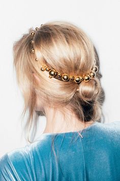 Two French Braids, Metal Headband, French Braid Hairstyles, Hair Flow, Headband Tiara, Metal Headbands, Holiday Hairstyles, Side Braid, Trending Hairstyles