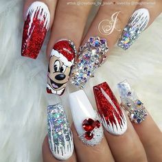 Christmas Nail Designs Acrylic, Popular Nail Designs