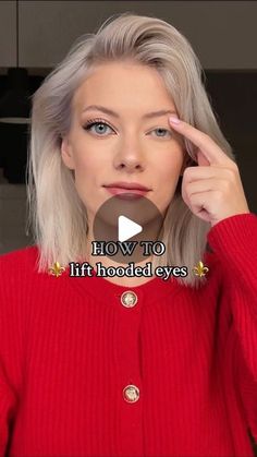 Soft Eye Makeup For Hooded Eyes, Makeup For Lidded Eyes, How To Do Your Eye Makeup, Eye Makeup Looks Hooded Eyes, Soft Makeup Hooded Eyes, Soft Hooded Eye Makeup, Pretty Hooded Eyes, Eyebrow Shapes For Hooded Eyes, Eyeshadow Cat Eye