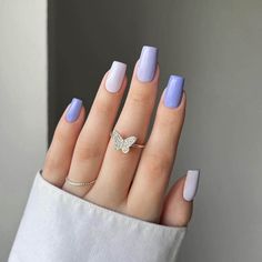 20 Cute Lavender Nail Design Ideas Beautiful Dawn Designs Lilac Nails Design, Light Purple Nails, Purple Manicure, Natural Nail Art, Purple Nail Art, Lilac Nails, Purple Acrylic Nails, Purple Nail Designs, Lavender Nails