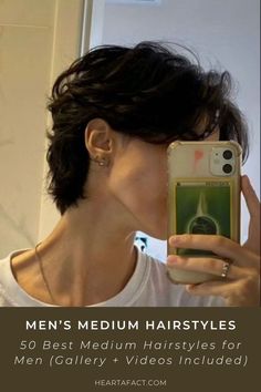 Top 50 Medium-Length Hairstyles for Men: Featuring Galleries and Videos | 50 of the Best Medium Hairstyles for Men (Gallery + Videos Included) Mens Medium Length Hairstyles Wavy Thick Hair, Men Medium Hairstyles Wavy Thick Hair, Medium Length Hair Men Wavy, Medium Length Wavy Men’s Haircut, Men’s Shoulder Length Wavy Hair, 90s Haircuts, Mens Hairstyles Medium, Layered Bob Hairstyles, Elegant Outfit Classy