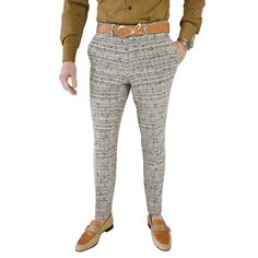 Our trousers have been offered to be paired with our Biscotti Tweed Jacket. Get the complete Sebastian Cruz Couture look today! Quality Details: Biscotti Tweed True to size Signature Fabric Woven In Italy Easy to hem to your preferred length Dry Clean Only Plain front Fabric Details: CO 72% PL 15% PO 7% AF 4% PL 2% Double Breasted Waistcoat, Tweed Trousers, Couture Looks, Waistcoat Dress, Dinner Jacket, Build A Wardrobe, Double Breasted Jacket, Fabric Details, Wedding Looks