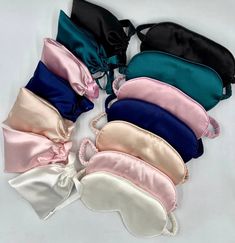 Satin Eye Mask, Pijamas Women, Diy Hair Scrunchies, Bachelorette Party Gift, Silk Sleep Mask, Custom Eyes, Satin Bonnet, Fashion Face Mask, Silk Pillowcase