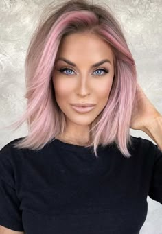 Platinový Blond, Penteado Cabelo Curto, Hair Color And Cut, Short Hairstyle, Cool Hair Color, Hair Color Trends, Great Hair, Blonde Hair Color, Purple Hair