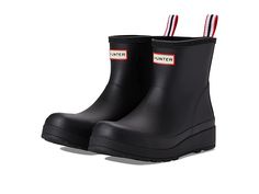 Hunter Play Short Linear Rainbow Print Boot - Women's Rain Boots : Black : Note: Select your US size. Please be advised, the product and box will display UK, US and Euro sizing. For US sizing, both men's and women's sizing is displayed. Men's sizing is represented by M and women's sizing is represented by F. ; Step into stylish comfort with the Hunter Play Short Linear Rainbow Print Boot. Rubber upper. Pull-on tab at heel notch. Logo design at center front upper. Raised round-toe silhouette. Tex Short Rain Boot, Women's Rain Boots, Short Rain Boots, Womens Rain Boots, Hunter Rain Boots, Boot Print, Rain Boot, Rainbow Print, Hunter Boots