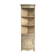 Butler Specialty Dowling 1 Door Corner Cabinet XRT Antique Beige Poplar solids China Cabinets And Hutches, Corner Storage Cabinet, Wine Rack Storage, Hardware Pulls, Corner Storage, Antique Brass Hardware, Corner Cabinet, Accent Doors, Modern Dresser