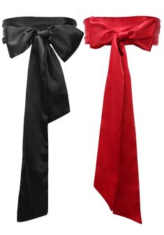 PRICES MAY VARY. 【Material】This satin bow sash is comfortable and cool to the touch, smooth and supple, colorful and gorgeous. 【Package Includes】A package contains two sash belts for women dresses in different colors, which is convenient for you to match a variety of clothes and skirts. 【Occasion】This high quality satin bridal bridesmaid belt is great for weddings, proms, parties, banquets, evenings, masquerade parties, graduation nights, shows and formal events, it can make your outfit look eve