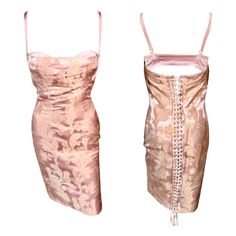 Dolce & Gabbana S/S 2003 Corset Lace-Up Bustier Bra Bodycon Midi Dress Condition: Good vintage condition. Please note size tag is missing. Lace Up Corset Dress, Lace Bra Outfit, Vintage Corsets, Chic Closet, White Lace Corset, Lace Corset Dress, Dior Gown, Bra Outfit, Style Analysis