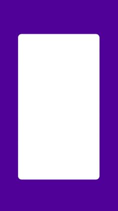 a white square on a purple background