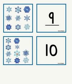 four snowflakes are shown with the letter p